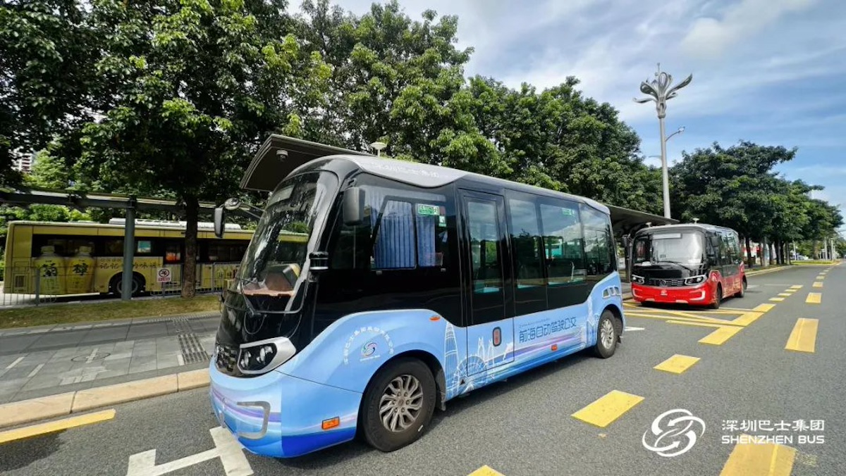 B998 bus autonomi shenzen